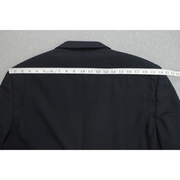 Brooks Brothers Blazer Mens 44L Navy Blue 346 Wool Blend Stretch 2 Buttons - Picture 12 of 12